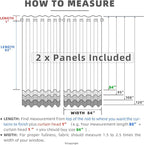 Water Proof Outside Curtains with Grommet Top for Porch, W84 x L95 Thermal Insulated Washable Light Block Outdoor Divider Drapes for Patio Gazebo Deck Pool Area Pergola Cabana (2 Panels)