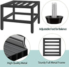 Plant Stand Indoor Outdoor, Single Plant Stands Metal Pedestal Stand for Indoor Outdoor, Iron Flower Stand Display Planter Shelf for Garden Deck Living Room