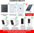 ALERTCAM 2-in-1 Wall Mount for Solar Panel, Stick Up Cam Battery, Spotlight Cam and Spotlight Cam Plus/Pro(Battery), Adjustable Angle to Get Maximum Sunlight for Your Solar Panel