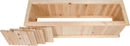 Shine Company Premium Cedar Raised Garden Bed, Planter Box for Vegetables, Flowers, or Herbs 40" L x 12" D x 12" H