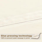 SUNNY GUARD Waterproof Sun Shade Sail 10'x15'x18' Cream Right Triangle UV Block Sunshade for Backyard Yard Deck Patio Garden Outdoor Activities and Facility(Customized)