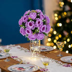 Artificial Flower Balls, Lilac Silk Roses for Wedding Centerpieces