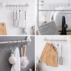 Myfolrena 20 Pack S Hooks for Hanging, 3.4 Inch Metal S Shaped Hook Heavy Duty Hanging Hooks for Pots, Pans, Plants, Bags, Cups, Clothes (Silver)
