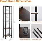 Bstrip Plant Stand Indoor with Grow Light, 66" Tall Indoor Plant Shelf, 5 Tier Flower Stand with Plant Light Full Spectrum, Metal Plant Holder with Light, lighted Plant Rack for Home, Corner, Patio
