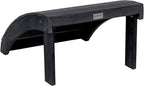 Safavieh PAT6701K Outdoor Collection Mopani Ottoman, Dark Slate Grey - Image 6