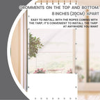 20 Oz Outdoor Vinyl Curtain, Outdoor Clear Panel Curtain, Weather Resistant - Image 4