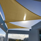 SUNNY GUARD Custom Size 18'x24'x30' Triangle Sand UV Block Sunshade for Backyard Yard Deck Patio Garden Outdoor Activities and Facility(Customized)