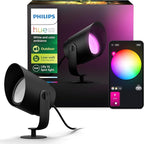 Philips Hue Lily XL Outdoor Smart Spot Light - White & Color Ambiance LED Walkway Lights - Low Voltage Lighting - 1 Pack - Requires Bridge and Power Supply - Control with App and Voice - Weatherproof