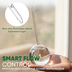Clear Plant Watering Globes Set of 6 - Large Self Watering Globes for Indoor & Outdoor Plants - Automatic, Glass Watering Bulbs for Daily Use, Plant Watering Devices