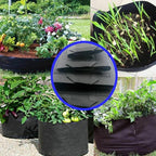 12 Pack 20 Gallon Grow Bags,Premium Fabric Pots 20 Gallon for Healthy Plant Growth - Durable and Reusable Garden Bags to Grow Vegetables,Fruits,and Flowers