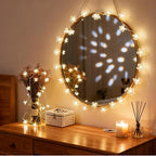 Indoor String Lights with Cherry Blossom Flowers, 100 Warm White LEDs