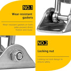 Heavy Duty Swing Hangers for Wooden Sets 2000 LB Capacity Hammock Hanger 360 - Image 4