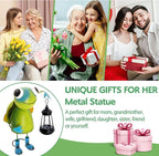 Garden Decor Turtle Solar Statues,Unique Garden Statues Turtle with Solar Lantern Waterproof, Birthday Gifts for Women Mom Grandma, Front Patio Balcony Yard Art Lawn Ornaments Porch Outdoor Decoration