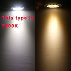 ALIDE 5W MR16 5000K Daylight White Led Bulbs GU5.3, MR16 20W 50 Watt Halogen Replacement, 12V Low Voltage Light Bulb for Accent Outdoor Landscape Track Lighting,Not Dimmable,500lm,38 Deg,6 Pack