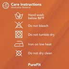 PureFit Outdoor Curtains for Patio Waterproof Weatherproof, UV Resistant Outside Curtains for Gazebo, Front Porch, Pergola, Sun Blocking Privacy Curtain, 52W x 84L inch, 1 Panel, Orange