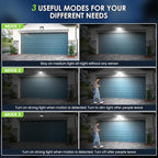 CLAONER Solar Lights Outdoor [𝟒 𝐏𝐚𝐜𝐤/126 LED], Wireless Motion Sensor Lights, IP65 Waterproof Security Lights 3 Modes, 270° Lighting Angle, Ultra-Bright Wall Lights for Deck Patio Fence Garage