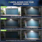 CLAONER Solar Lights Outdoor [𝟖 𝐏𝐚𝐜𝐤/126 LED], Wireless Motion Sensor Lights, IP65 Waterproof Security Lights 3 Modes, 270° Lighting Angle, Ultra-Bright Wall Lights for Deck Patio Fence Garage