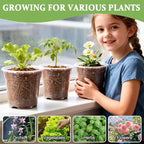 60 Pack 6 Inch Clear Nursery Pots for Plants, Flexible Plastic Plant Pots with Drainage Holes, Transparent Plant Starter Pots for Seedlings, Vegetable, Succulents, Flowers
