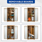 Outdoor Storage Cabinet Wood & Metal - Image 7