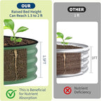 Garvee Galvanized Raised Garden Bed Outdoor, 10x4x1.5 ft Metal Planter Box for Flowers Vegetables, Rust-Resistant Raised Garden Beds for Gardening, Easy Assembly Outdoor Garden Box & Planters, Green