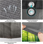 EMERIT 90% Shade Cloth Sun Shade Fabric Privacy Screen Shade Cover for Patio Garden Pergola Shade Cover Canopy with Gromments
