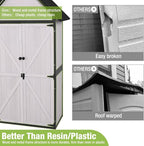 GUTINNEEN Sheds Outdoor Storage Wooden Garden Tool Shed - Image 4