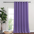 Lilac Purple Blackout Curtains – Set Of 1 Panel, 80 x 95 Inch