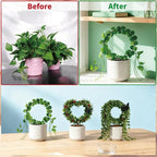 Indoor Climbing Plant Trellis - 3pcs Small Garden Potted Support Outdoor Plants Propagation Trellises Accessories with 20pcs Ties for Garden Plant Houseplant