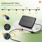 addlon 33 FT Solar String Lights Waterproof, Patio Light Solar Powered - Image 6