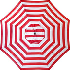 Sunnyglade 9' Patio Umbrella Outdoor Table Umbrella with 8 Sturdy Ribs (Red and White)