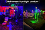 Landscape Lighting, 24W RGB Spot Lights Outdoor for Yard with Transformer & Remote 12 Colors and 19 Modes Outdoor Lights for House Lawn Tree Flag Garden Driveway Backyard Fence Plant, 4 Pack