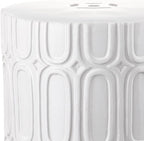 Safavieh Castle Gardens Collection Melody Antique White Glazed Ceramic Garden Stool