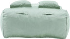 Merax Outdoor Bean Bag Chair Sun Lounger for 2 Adult, 73" Big Comfy Outdoor Bean Bag Daybed Couch with Headrest, Water-Resistant Fabric Patio Chaise Lounger Chair for Pool Balcony Beach Deck, Mint