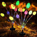 2 Packs Solar Easter Decorations Outdoor Stake Lights, 16 LEDs Colorful Swaying Egg Lights for Easter Decor, Waterproof Easter Solar Lights Decor for Garden, Lawn, Pathway, Yard, Porch & Patio