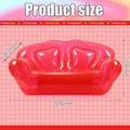 Lounge Chair Inflatable Sofa, Red Double Seat for Indoor and Outdoor Use
