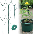 Grevosea 5 Pack Plant Support Stakes, Stackable Monstera Plant Supports for Indoor Outdoor Plants Garden Stakes Trellis for Climbing and Potted Plants Pothos Flowers