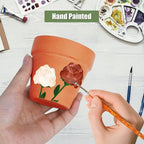 3 inch Plant Nursery pots Number of Items in a 20 Pack, with Drain, Succulent Seedling Planter, use with Indoor, windowsill, Terra Cotta red Flower pots Wedding Decoration Best Gift for Aunts
