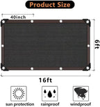 Shade Cloth - 70-90% Sunblock Net for Garden Patio,Shade Sails for Plants Greenhouse Outdoor Pergola Lawn Swimming Sun Shade Cloths for Kennel Chicken Coop Easier to Hang Shade Net Cover…