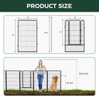 FXW Garden Fence Outdoor for The Yard – 45in x 18.2ft Heavy Duty Metal Animal - Image 5