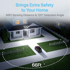 HYPERLITE LED Wall Pack Light: 120W Wall Pack LED Exterior Light with Motion Sensor - 15600lm Glass Lens LED Security Flood for Yard UL Listed
