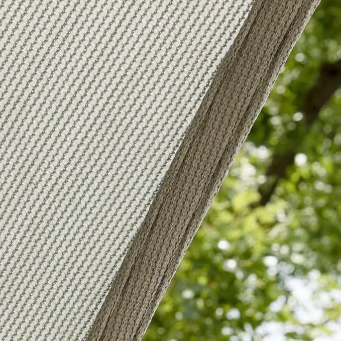 Amgo 18' x 18' x 25.5' Grey Right Triangle Sun Shade Sail UPF50+ Canopy Awning AGSLT, 95% UV Blockage, Water & Air Permeable, 200GSM Heavy Duty Commercial and Residential (We Make Custom Sizes)