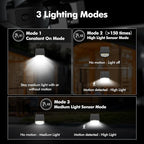 AloftSun Solar Motion Sensor Outdoor Lights,Waterproof Motion Sensor Spot Lights- 30 LED/3 Modes Solar Powered Spotlights,Landscape Lighting for Yard and Garden, Cool White,6 Pack