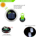 String Lights, 12 Pack Solar Mason Jar Lid Lights in Cool White