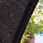 Amgo Custom Size 16' x 18' x 24.1' Black Right Triangle Sun Shade Sail Order to Make Canopy Awning UPF50+ AGSLT, 95% UV Blockage, Water & Air Permeable, 200GSM Commercial Standard (We Customize)