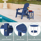 FUNBERRY Outdoor Adirondack Side Table Set of 2, 2-Tier Patio End Tables - Image 6