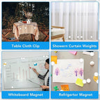 20 Pcs Shower Curtain Weights，Silicone Wrapped Heavy Duty shower curtain magnets，Curtain Weights Heavy Outdoor，Prevent Curtain Liner from Blowing Around, Work for Drapery, Flag, Tablecloth(10 Pairs)