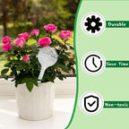 20 PCS Clear Plant Watering Globes,Plastic Self-Watering Bulbs,Self Watering Planter Insert Plant Accessories for Plants Indoor,Outdoor,Flowerpot,Home Garden(Large,Medium,Small)