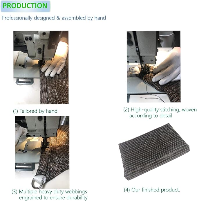 Eden's Decor Straight Flat-Edged Sun Shade Sail Rectangular 5' x 19' Brown UV-Blocking Outdoor Canopy Fabric Cloth Awning for Pergola Patio Garden Backyard Custom Size