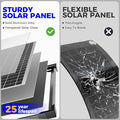 Solar Panels 50W 12V Kit with Charge Controller and Mount Bracket