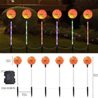 Battery Powered Garden Sports Ball Theme Party Stake Lights Basketball LED Landscape Path Lights Indoor/Outdoor Christmas Festival Home Patio Decoration Lamps